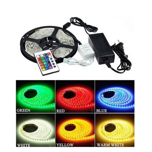 RGB Set: 10 Meter LED Strip 30 LEDs, 7,2W, Controller und Transformator