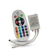 RGB Set: 15m LED-Streifen 60 LEDs, 10W, Controller und Transformator - 24V