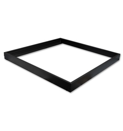 Schwarzer Rahmen zur Aufputzmontage von 60x60 LED-Panels