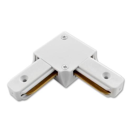 Outlet: 1-Phasen-Schiene 230V, 90 Grad Winkel Weiß