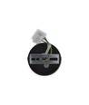 LED-Spotlampe für GU10-Glühbirne, schwarz, Bardo