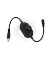 12V und 24V Dimmer mit Kabel, schwarz - 12V (72W), 24V (144W)