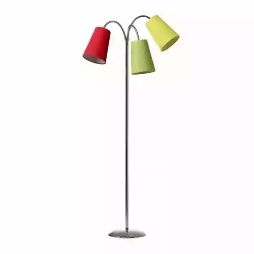 E14 Salsa Stehlampe von Nielsen Light in Rot, Gelb und Grün