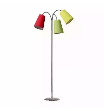 E14 Salsa Stehlampe von Nielsen Light in Rot, Gelb und Grün