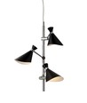 Deckenleuchte CORNER, G9, Nielsen Light - Chrom/Schwarz