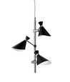 Deckenleuchte CORNER, G9, Nielsen Light - Chrom/Schwarz