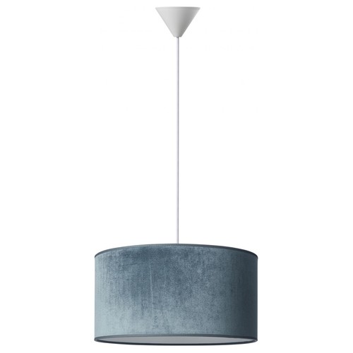 MILANO Pendelleuchte, E27, Ø40, Nielsen Light - Petroleum/Weiß