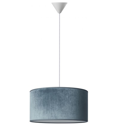 MILANO Pendelleuchte, E27, Ø40, Nielsen Light - Petroleum/Weiß