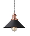 NEKSØ Pendelleuchte, E27, Ø22, Nielsen Light - Kupfer/Schwarz