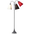 E27 TRAFIK Stehlampe, Nielsen Light - Grau - Weiß, Schwarz, Rot