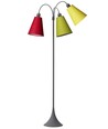 E27 TRAFIK Stehlampe, Nielsen Light - Grau - Limette, Gelb, Rot