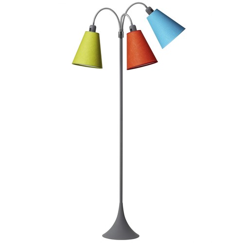 E27 TRAFIK Stehlampe, Nielsen Light - Grau - Orange, Türkis, Limette