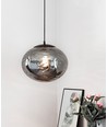 Halo Design - Handgefertigte Pendelleuchte Ø38, geräuchertes Glas