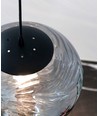 Halo Design - Handgefertigte Pendelleuchte Ø38, geräuchertes Glas