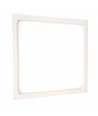 12W LED Deckenleuchte - 14 x 14cm, Höhe: 2,4cm, weißer Rand