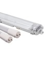 120cm 2x18,5W Limea T8 LED Doppelarmatur - IP65 wasserdicht, inkl. LED-Röhren