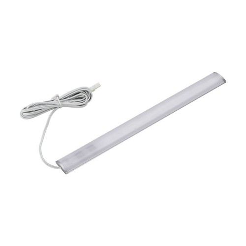 50 cm LED-Schrankbeleuchtung - 6 mm hoch, 12V DC, 4W, mit Endkappe