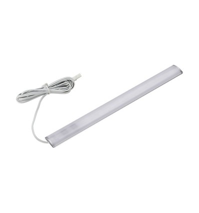 50 cm LED-Schrankbeleuchtung - 6 mm hoch, 12V DC, 4W, mit Endkappe