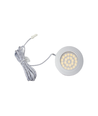 2,2W Ø6,8cm RecoTouch Möbel-Einbaustrahler - 12V DC, Lochausschnitt: Ø6 cm, Maße: Ø6,8 cm, Touch, gebürsteter Stahl