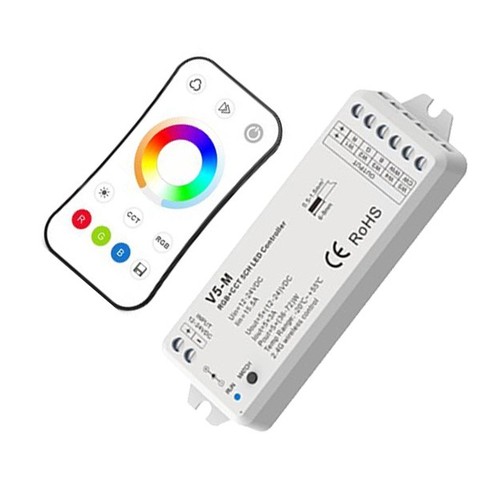 LEDlife rWave RGB+CCT Controller mit Fernbedienung - 12V (180W), 24V (360W)