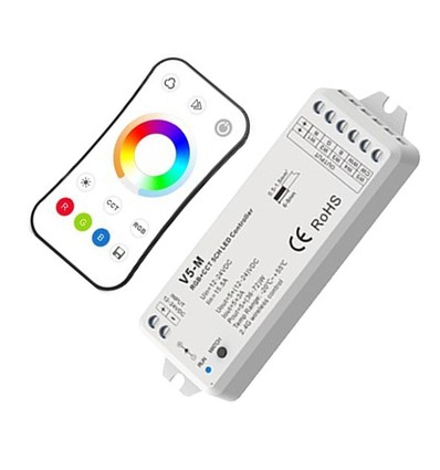 LEDlife rWave RGB+CCT Controller mit Fernbedienung - 12V (180W), 24V (360W)