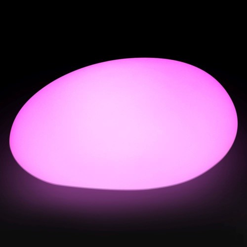 V-Tac RGB LED Stein - Wiederaufladbar, mit Fernbedienung, 33x25x17 cm