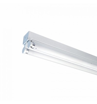 60cm T8 LED-Lichtleiste - Für 2x 60cm LED-Röhren, IP20 Innenbereich
