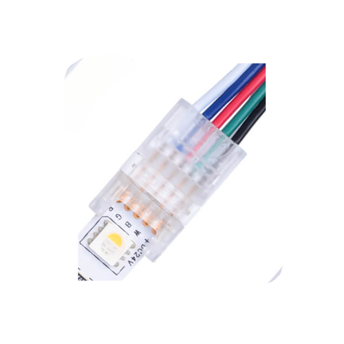 LED-Streifen Verbinder für lose Kabel - 10mm, RGBW, IP20, 5V-24V