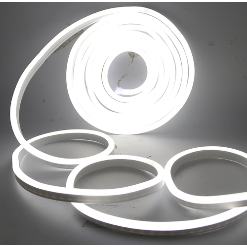 8x16 Kaltweiß Neon Flex LED 8W pro Meter - 24V DC, IP67