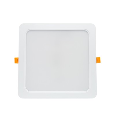 24W 22 x 22 cm LED Einbaupanel - IP54 Außenbereich, Ausschnitt: 19,5 x 19,5 cm, Maße: 22 x 22 cm