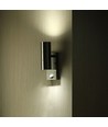 GU10 Wandleuchte Up/Down mit Sensor - IP44 Außenbereich, Edelstahl, ohne Leuchtmittel