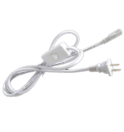 100 cm Kabel für normale Steckdose - Mit Schalter und Stecker, passend für V-Tac Kompaktleuchten