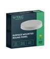 6W LED Deckenleuchte - Ø12cm, Höhe: 3cm, weißer Rand