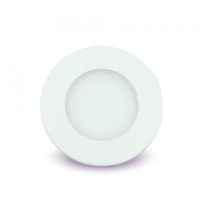 3W Ø8,4cm LED Einbaupanel - Ausschnitt: Ø7,3 cm, Maße: Ø8,4 cm