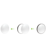 32W LED Deckenleuchte - Ø38cm, Höhe: 5,2cm, weißer Rand, inkl. schwarzem Ring