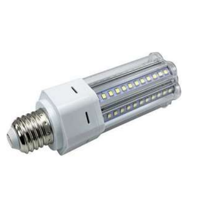 E27 15W LED-Lampe - 360°, Mattglas