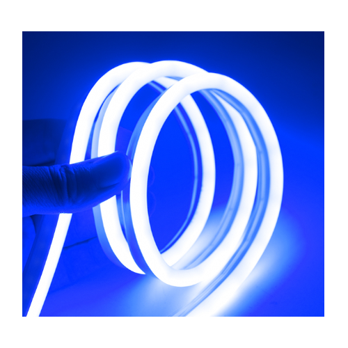 5m 8W/m Blau 8x16 Neon Flex LED - 12V DC, IP67