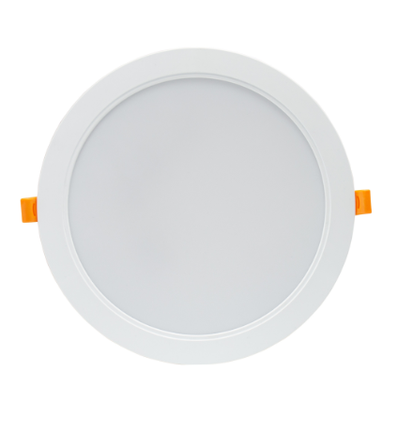 24W Ø22cm LED Einbaupanel - IP54 Außenbereich, Ausschnitt: Ø19,5 cm, Maße: Ø22 cm