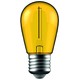 E27 1W LED Tropfenlampe - Gelb, Kohlefaden
