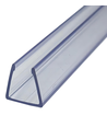 PVC-Profil 8x16 für LED Neonflex - 1 Meter, klar
