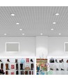 V-Tac 30W LED Einbaustrahler - Loch: Ø19,5 cm, Maße: Ø22,5 cm, 3,8 cm hoch, Samsung LED-Chip, 230V