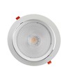 V-Tac 30W LED Einbaustrahler - Loch: Ø19,5 cm, Maße: Ø22,5 cm, 3,8 cm hoch, Samsung LED-Chip, 230V