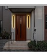 17W LED Corten Wandleuchte - IP65 Außenbereich, inkl. Leuchtmittel
