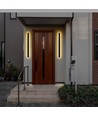 17W LED Wandleuchte - IP65 Außenbereich, Schwarz, inkl. Leuchtmittel