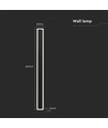 17W LED Wandleuchte - IP65 Außenbereich, Schwarz, inkl. Leuchtmittel