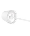 V-Tac wiederaufladbare Tischlampe, kabellos - Weiß, IP54 Outdoor Tischlampe, Touch-dimmbar, Modell Mini