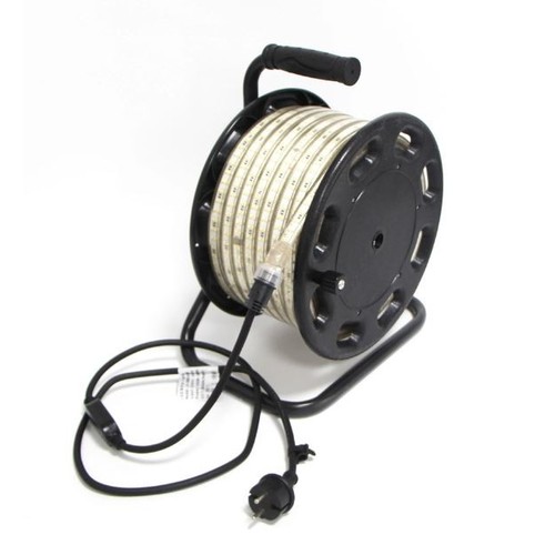 25m Arbeitslicht LED-Streifen auf Trommel - 230V, IP67, 180 LED/m, 10W/m