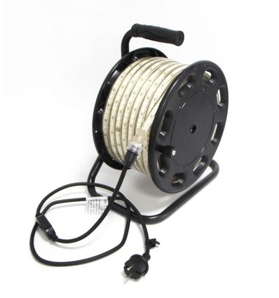 25m Arbeitslicht LED-Streifen auf Trommel - 230V, IP67, 180 LED/m, 10W/m