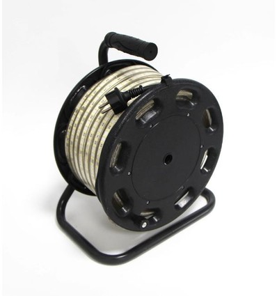 50m Arbeitslicht LED-Streifen auf Trommel PRO - 230V, IP67, 180 LED/m, 10W/m, 1200 lm/m
