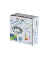 MR16 oder GU10 Downlight-Set - Ohne Leuchtmittel, Chrom, Lochausschnitt: Ø7,4 cm, Maße: Ø8,2 cm
